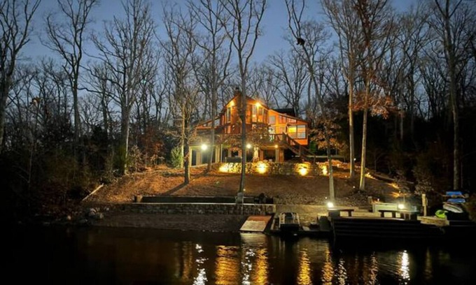 Innsbrook Chalet De Ski | Luxury, Lakefront Chalet; Dock, Grills, Sasquatch & Firepits with a view