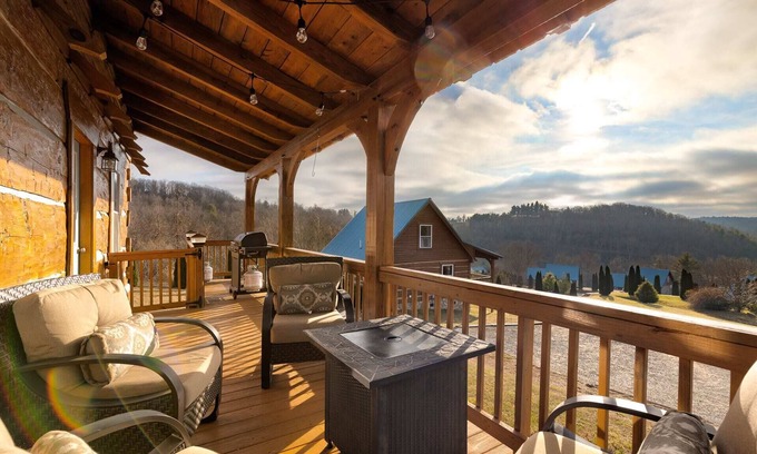 Vesta Cabine | Luxury Log Cabin|Copper Tub|Starry Skies|Gas Logs