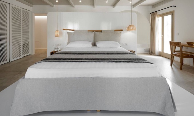 Adamas Villa | Luxury Milos Apartment Suite | Exclusive Suite with Indoor Heated Jacuzzi | Adamanta