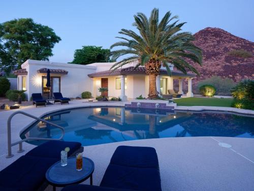 Central Scottsdale Maison | Luxury Mountain Estate-Pool-Spa-BBQ+Bar-Fire pit