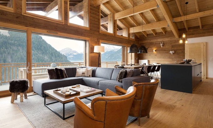 Chatel Appartement | Luxe Penthouse 10 pers - cheminée, proche centre et pistes