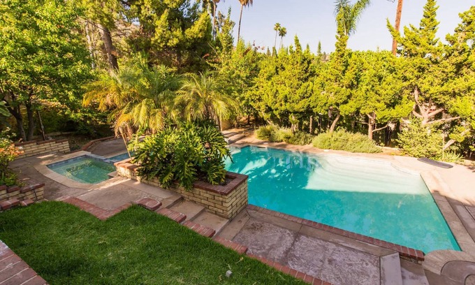 Glendora Maison | Luxury Pool Home in Glendora Foothills Retreat