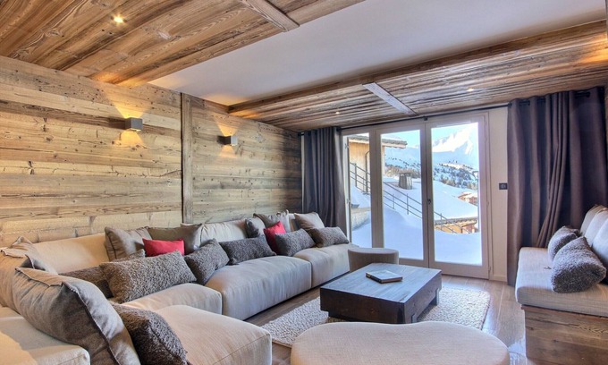 Plagne Soleil Chalet De Ski | Luxury Renovated Chalet with High-End Amenities in La Plagne, Ski-In/Ski-Out Access