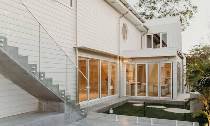 Nelson Bay Maison | Luxury Retreat with Water Views, Pool & Media Room