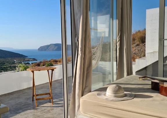Pefki Maison | Luxury Sea View Cottage in Quiet Olive Grove