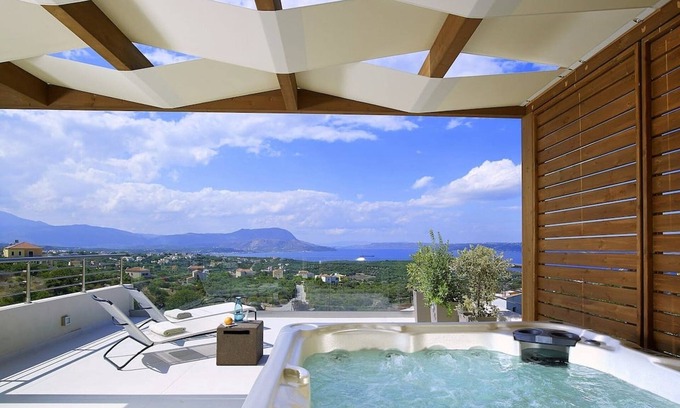 Kokkinon Khorion Villa | Luxury SeaViews Crete Villa | Villa Elysian | 4 bedroom villa | Private Pool | Chania - Kokkino Chorio