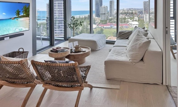 Broadbeach Appartement | Signature Luxury 2BR 16th Flr Ocean Views Parking