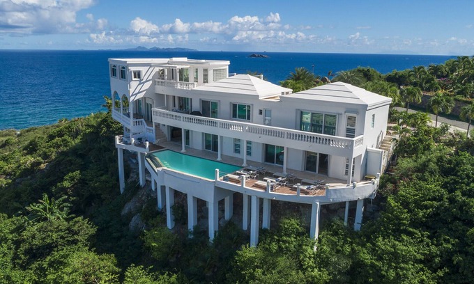 Tamarind Hill Estates Villa | Villa de luxe sur plusieurs niveaux avec vue imprenable sur l'océan
