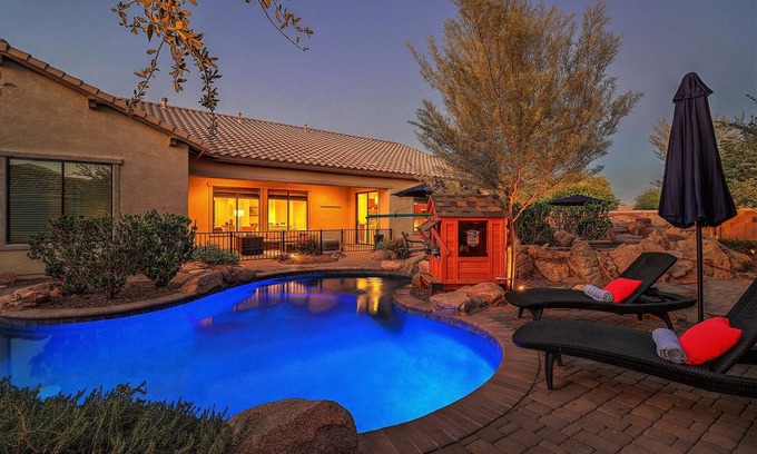 Stratland Estates Maison | Maison de vacances de luxe! Piscine lagon chauffée + spa, Casita (5BR / 3. 5BA)