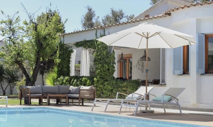 Les Palmeres Villa | Villa de luxe près de la plage avec piscine chauffée et belle vue sur la montagne