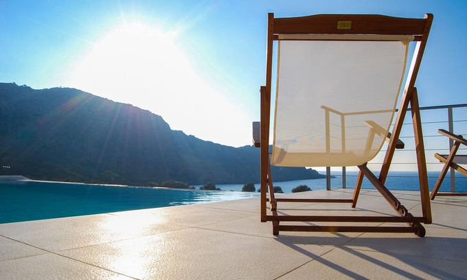 Sfinari Villa | Villa de luxe Corallium avec vue mer à Sfinari, Kissamos