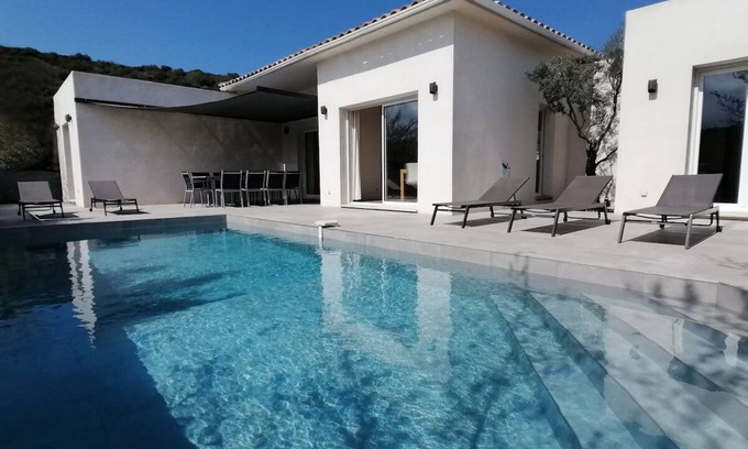 Olmeta-di-Tuda Villa | Villa de standing Fiurenza - Piscine privée - Proche Saint-Florent
