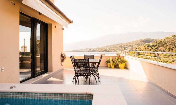 Afissos Appartement | Luxury Villa for 8 Persons in Afissos, Pelion - Unwind in Style with Breathtaking Sea Views!