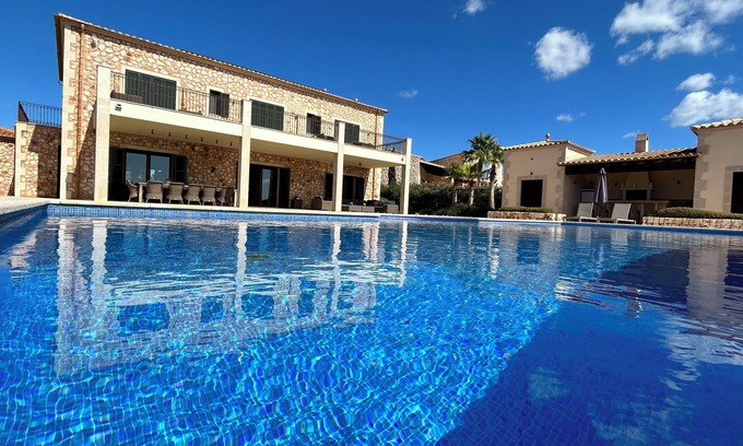 Cala Murada Villa | Luxury villa with panoramic sea views for 12 people, large pool, BBQ house