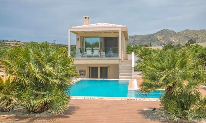 Ierapetra Villa | Villa de luxe avec piscine privée sur la plage