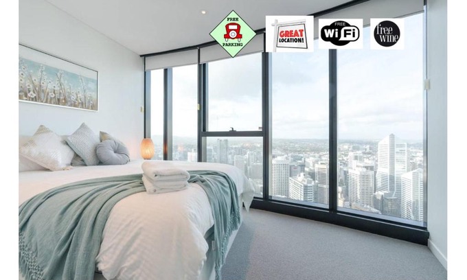 Brisbane Central Business District Appartement | Lvl 57 Skytower Breathtaking Views CBD Wifi Carpark by Stylish Stays
