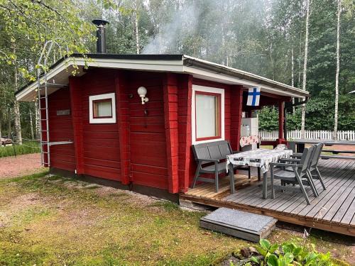 Poytya Appartement | Mökki ja saunamökki Kurjenrahkan kansallispuistossa
