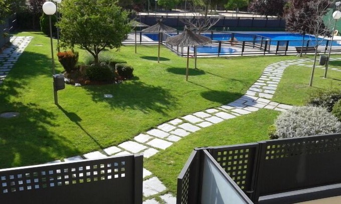 Majadahonda Copropriété | Madrid - Incroyable plat avec jardin, court de paddle-tennis et piscine