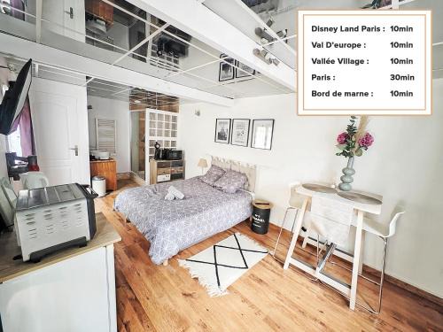 Chessy Appartement | Magic Studio - Disneyland Paris Shopping village 9 minutes