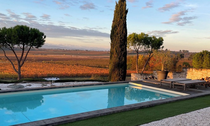 Ventenac-Cabardes Villa | SPLENDIDE MAS EN PIERRE AU MILIEU DES VIGNES 9KM CARCASSONNE