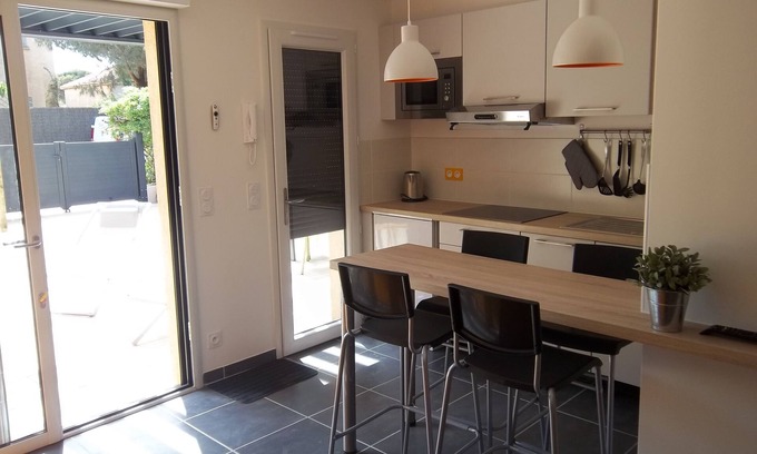 La Capte Appartement | MAGNIFIQUE STUDIO Presqu'île de Giens, avec Terrasse (17m2), à 50m de la mer