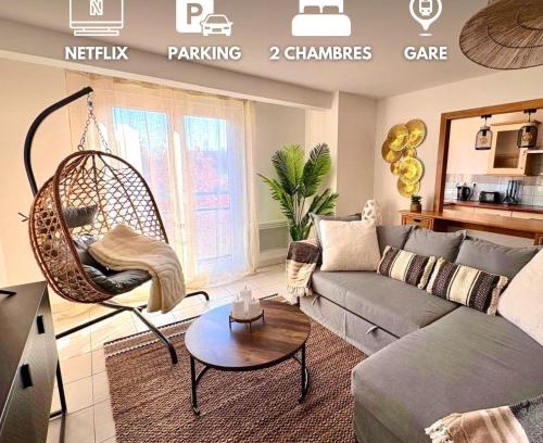 Arras Appartement | Magnifique 2 chambres - Parking - Netflix - Gare