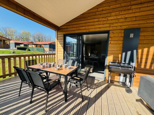 Giffaumont-Champaubert Chalet De Ski | Magnifique chalet climatisé avec jardin adapté PMR