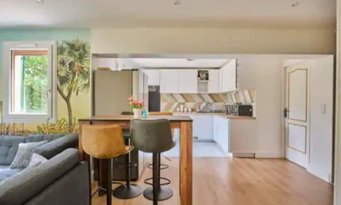 Bras de Fer Villa | Magnifique Villa - Cheminée - Bords de seine-RER D