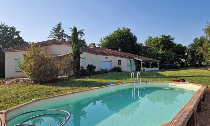 Montcabrier Maison | Magnifique Villa à la Campagne