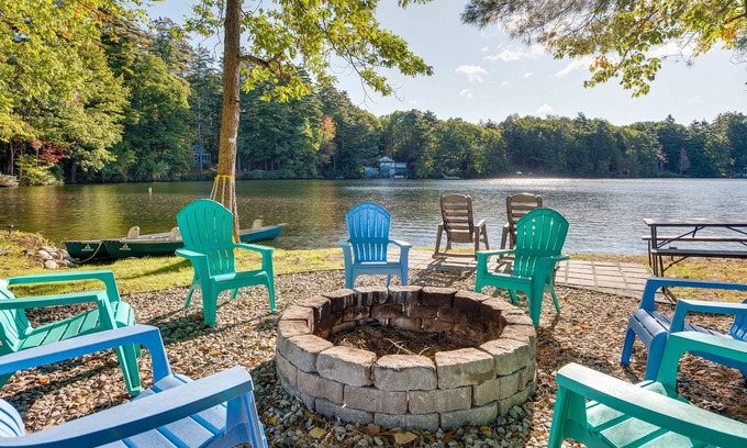 Lyman Maison | Maine Waterfront Home w/ Fire Pit & Scenic Views!