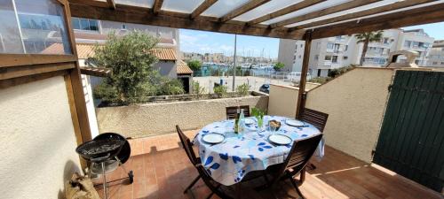 Gruissan Maison | Maison 3 pièces 5-7pers Vue sur port, garage, clim