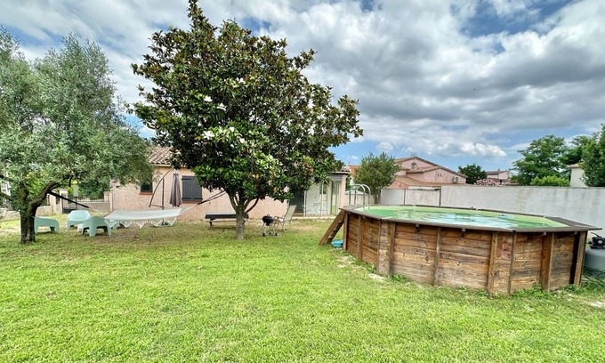 Pont-Saint-Esprit Maison | Maison de plain pied avec piscine
