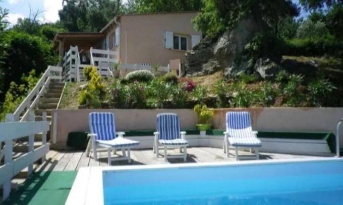 Oletta Villa | Maison avec piscine privée vue panoramique entre mer et montagne