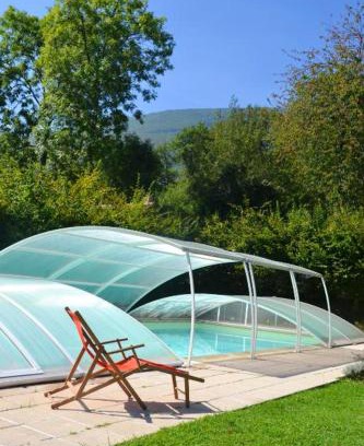 Gembrie Maison | Maison charmante à Gembrie + Piscine partagée & vue montagne