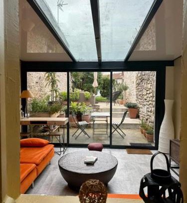 Crepy-en-Valois Maison | Maison cosy pour 2 à Crépy, véranda et jardin