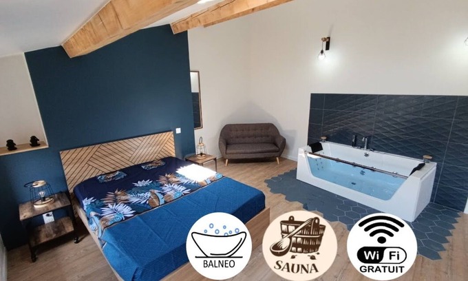 Aboen Maison | Maison Détente Balnéo and Sauna