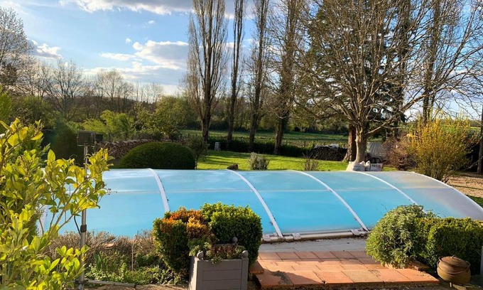 Touquin Maison | Maison d'une chambre avec piscine partagee jardin clos et wifi a Touquin