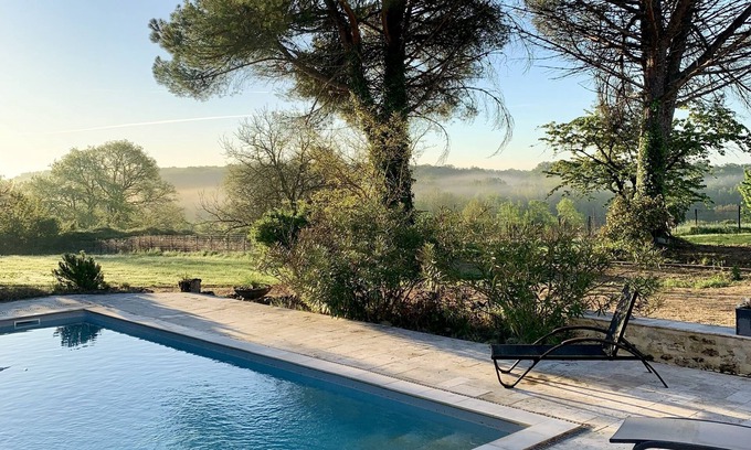 Fosses-et-Baleyssac Maison | Maison de campagne avec piscine et parc arboré