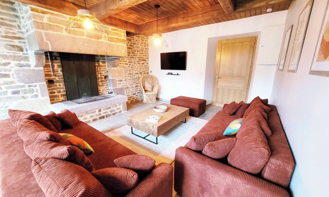 Equilly Maison | Maison de campagne à 10 mn de la mer avec SPA, billard, babyfoot