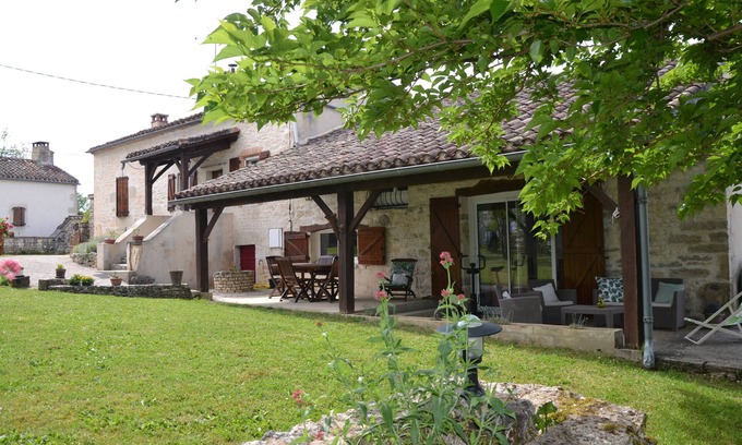 Mouillac Maison | Maison de campagne avec piscine au coeur des causses du Quercy
