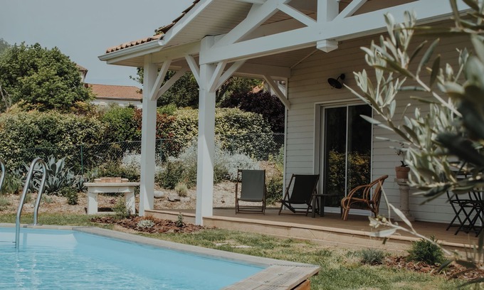 Fieux Maison | Maison avec piscine et belle vue sur la campagne