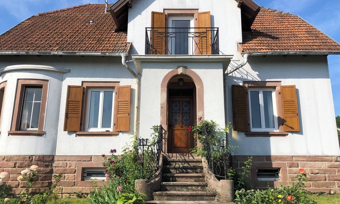 Marmoutier Maison | Maison de Maître au Calme Avec Grand Jardin, Idéal Pour les Familles