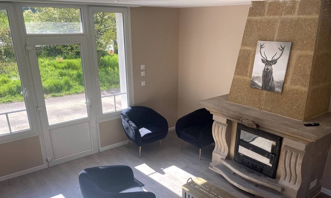 Wierre-au-Bois Maison | Maison Du Cerf bain nordique bois
