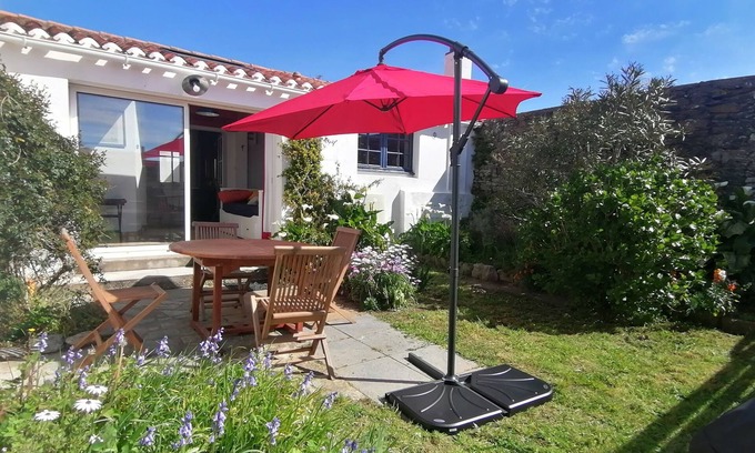 Ile d'Yeu Maison | Maison indépendante avec cour et jardin dans le port