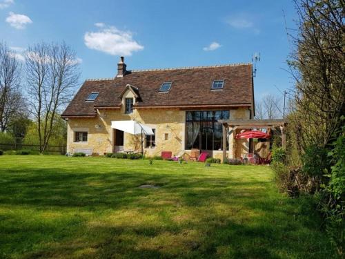 Le Pin-la-Garenne Maison | Maison Percheronne Indépendante avec Étang, Jardin et Dépendance, Proche Bellême - FR-1-497-158