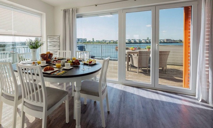 Olpenitz Appartement | Maisonette Fewo Ostseeflair erste Wasserreihe, Panoramablick, by Seeblick Ferien
