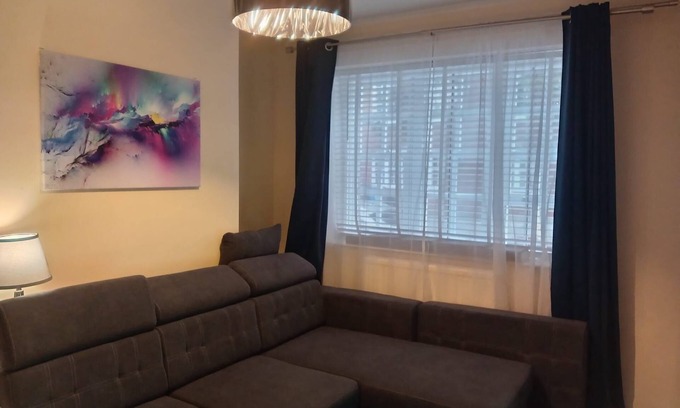 Vincent Square Appartement | Large room with double sofa bed with separate kitchen