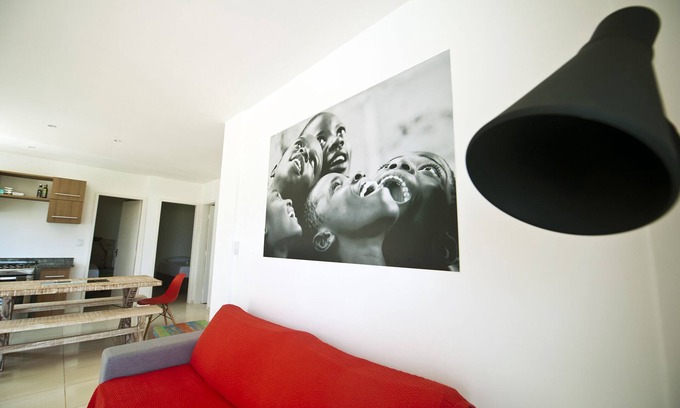 Pilar Appartement | Manga Verde Beach 01: Vue sur le jardin et la plage H