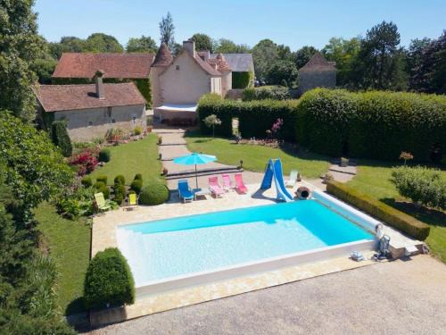 Mauvieres Maison | Manoir du 15ème siècle avec piscine dans le Parc Naturel Régional de la Brenne - FR-1-591-740