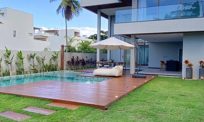Barra do Jacuipe Maison | Mansion 50 Meters from the SEA With 7 Suites Paraíso Condominium in Guarajuba